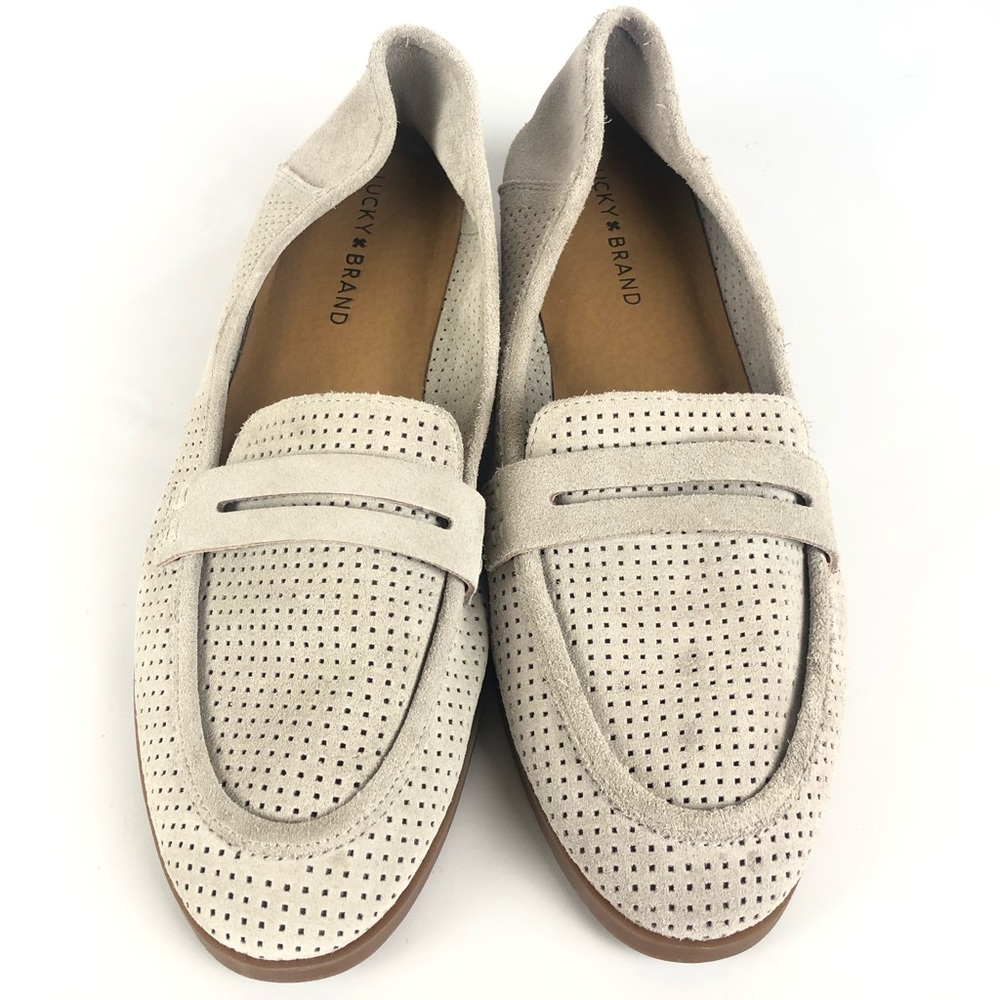 Lucky Brand Caviep Loafer Taupe Sz 10 new no box